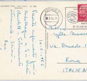 45859 -GERMANY- POSTAL HISTORY:POSTCARD with special postmark-Sport HORSE RACING