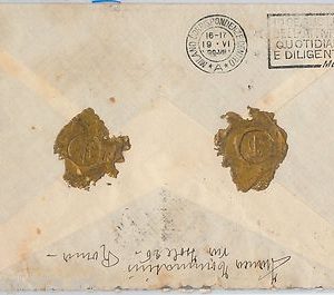57099 - ITALIA REGNO - STORIA POSTALE: BUSTA con bell'annullo PUBBLICITARIO 1929