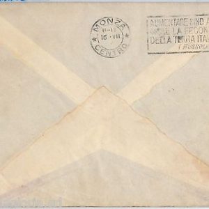 57101 - ITALIA REGNO - STORIA POSTALE: BUSTA con bell'annullo PUBBLICITARIO 1929
