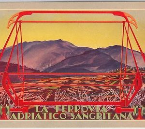 44497 CARTOLINA d'Epoca: CHIETI - Illustrata CAMBELLOTTI Ferrovia Adriatico