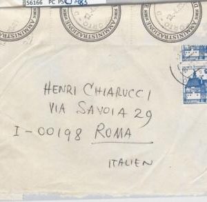 56166 - GERMANY - POSTAL HISTORY: COVER to ITALY ruines by handling - VERY NICE!