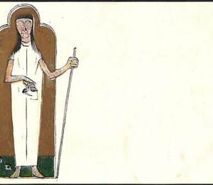 Lib766 - CARTOLINA d'Epoca Illustrata - GUERRIN MESCHINO Onomastico: Santa LUCIA