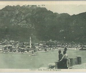 73083 - CARTOLINA d'Epoca -  LECCO Citta' :   PANORAMA da MALGRATE 1933