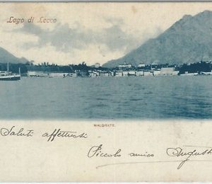 73102 - CARTOLINA d'Epoca -  LECCO Citta' :   MALGRATE 1900