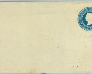 BK0288 - INDIA - POSTAL HISTORY - Stationery Cover H & G # 1 TURKEY MILL wmk!