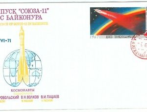 73951 - RUSSIA - POSTAL HISTORY - Signed COVER  SPACE 1974  SOYUZ  11 Tragedy
