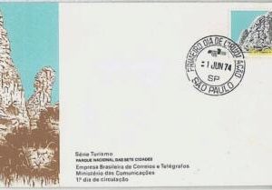37433 - BRAZIL - Postal History : 1974 FDC official COVER
