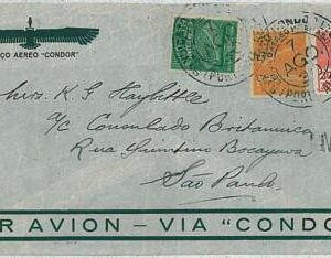 37432 - BRAZIL - Postal History : COVER sent VIA CONDOR ! 1930