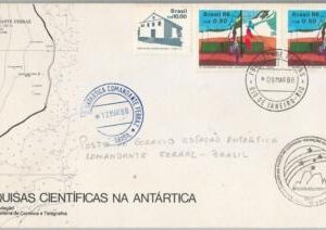 43257 - BRAZIL -  POSTAL HISTORY - FDC COVER -  ANTARCTIC  / POLAR 1988