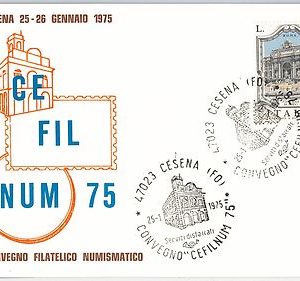 50406   CARTOLINA d'Epoca - FORLI provincia -  CESENA  : Mostra Filatelica 1975