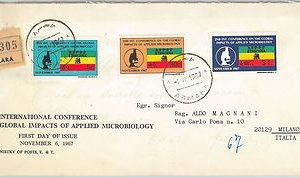 64922 - ETHIOPIA - POSTAL HISTORY  FDC COVER: Michel # 5269/1 1967  Microbiology