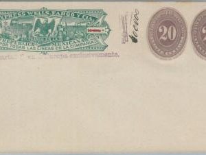 77195 - MEXICO - POSTAL HISTORY -  POSTAL STATIONERY Cover H & G #  30  Eagles
