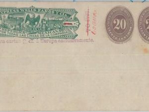 77194 - MEXICO - POSTAL HISTORY -  POSTAL STATIONERY Cover H & G #  30  Eagles