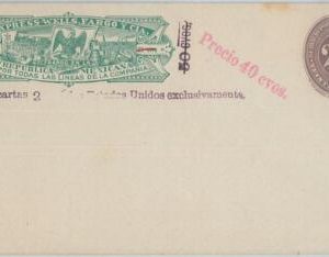 77193 - MEXICO - POSTAL HISTORY -  POSTAL STATIONERY Cover H & G #  26  Eagle