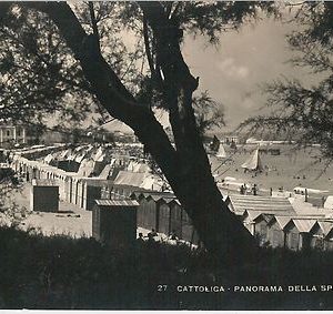 CARTOLINA d'Epoca - RIMINI provincia : Cattolica 1949