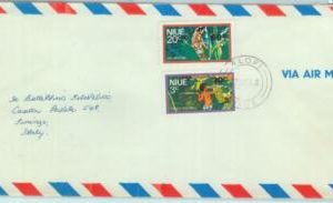 84417 - NIUE - POSTAL HISTORY -   cover to ITALY 1978 - FRUIT Bananas