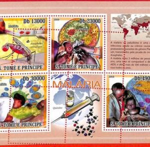 A3334- SAO TOME & PRINCIPE, ERROR MISPERF Miniature s: 2009, Red Cross, Medicine