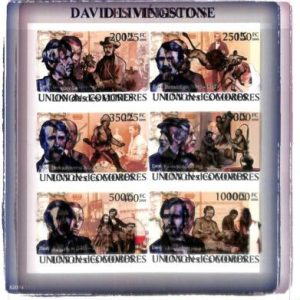A0360 - COMORES Comoros - IMPERF stamp SHEET 2008 MEDICINE Explorers LIVINGSTONE