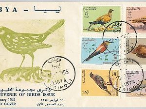 LIBYA  -  POSTAL HISTORY:  FDC COVER 1965 --- BIRDS