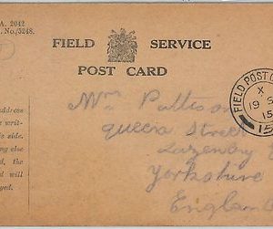 63163  - GB - POSTAL HISTORY - FIELD MAIL:  Field Service Postcard 1915
