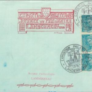 87299 -  FRANCE  - POSTAL HISTORY -  SPECIAL COVER 1944: Ship BOAT Landerneav