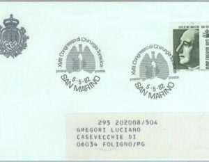 89939 - SAN MARINO - Postal History - SPECIAL POSTMARK Medicine  1982