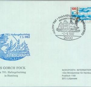 89917 - GERMANY  - Postal History  - FDC COVER  1982  -  BOATS Polar ANTARCTIC