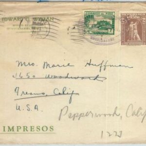69341 -  PERU   - POSTAL HISTORY -  Printed Matter COVER from HUANCABAMBA 1940's