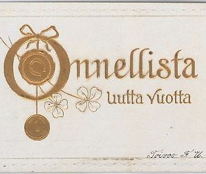 53110 -  VINTAGE POSTCARD - Suomi FINLAND -   GREETINGS