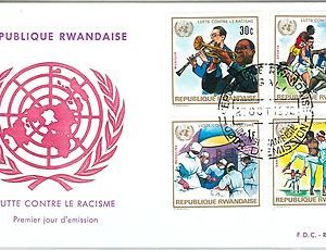61603 -  RWANDA - POSTAL HISTORY - FDC COVER: MUSIC sport DANCE medicine 1972