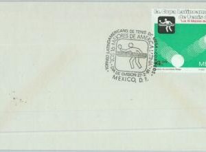 95595  - MEXICO  - POSTAL HISTORY -  FDC COVER   PING PONG  1981