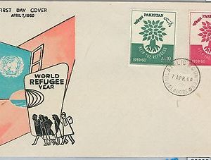 62604 -  PAKISTAN  - POSTAL HISTORY - FDC COVER Scott # 112/3  1960
