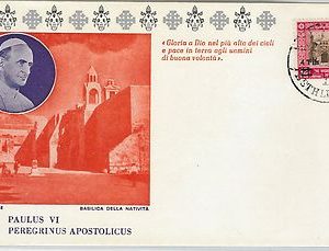 58787 -  JORDAN - POSTAL HISTORY:  PAPAL VOYAGES Papa Paolo VI Viagi papali 1964