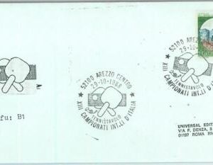 95586 -  ITALY -  POSTAL HISTORY - SPECIAL POSTMARK on cover PING PONG 1988