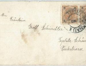 69896 - AUSTRIA Czechoslovakia  POSTAL HISTORY - COVER from TEPLITZ
