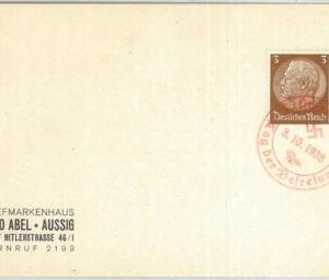 69903 - GERMANY  Czechoslovakia  POSTAL HISTORY - Card : Aussig 1938 PROPAGANDA
