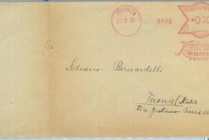 84064 - Czechoslovakia - Postal History - Red MECHANICAL POSTMARK: Minerals 1930