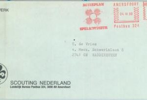 84833 -  NETHERLANDS - POSTAL HISTORY - SPECIAL COVER   1980  Boy Scouts