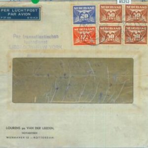 85252 - NETHERLANDS - Postal History - COVER to ARGENTINA -  GERMAN CENSOR 1940