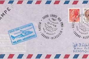 AVIATION - ITALY -  POSTAL HISTORY: SPECIAL HELICOPTER FLIGHT - COVER 1978