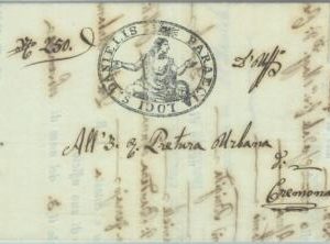 86797 - ITALY - Postal History - PREPHILATELIC Cover: St DANIEL 1858 Bibble