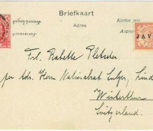 93664 - SINGAPORE - Postal History -  Java stamp on POSTCARD to ENGLAND 1909