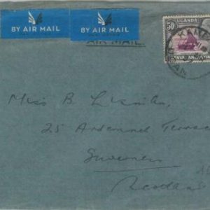 77334 - KENYA UGANDA TANGANIKA  - Postal History -  COVER to SCOTLAND !  1937