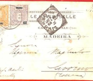 aa3943 - PORTUGAL Funchal - POSTAL HISTORY -  POSTCARD to  ITALY -  1902