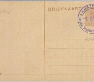 82080 - NETHERLANDS - Postal History - postmark STATIONERY CARD 1926 Accounting