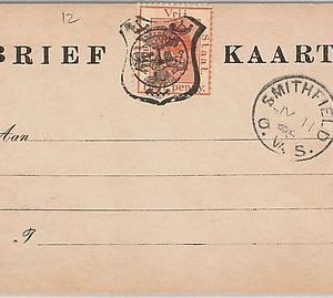 56536  -  SOUTH AFRICA -  POSTAL HISTORY:   CARD 1894