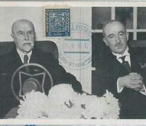 77404 - CZECHOSLOVAKIA - Postal History - SPECIAL postmark on POSTCARD - JUDAICA