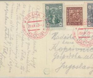 75089 - Czechoslovakia - POSTAL HISTORY - POSTCARD  with nice Prag postmark 1929