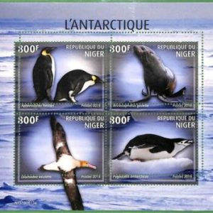 A2421 - NIGER - ERROR: MISPERF - 2019 Penguins, Birds, Seals, Antarctic