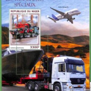 A2420 - NIGER - ERROR: MISSPERF 2019 Special transports Airplanes, Trucks, Boats